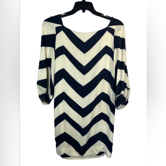 Avant-Garde Diane von Furstenburg silk Op-Art Psychedelic mini dress - Picture 3 of 9